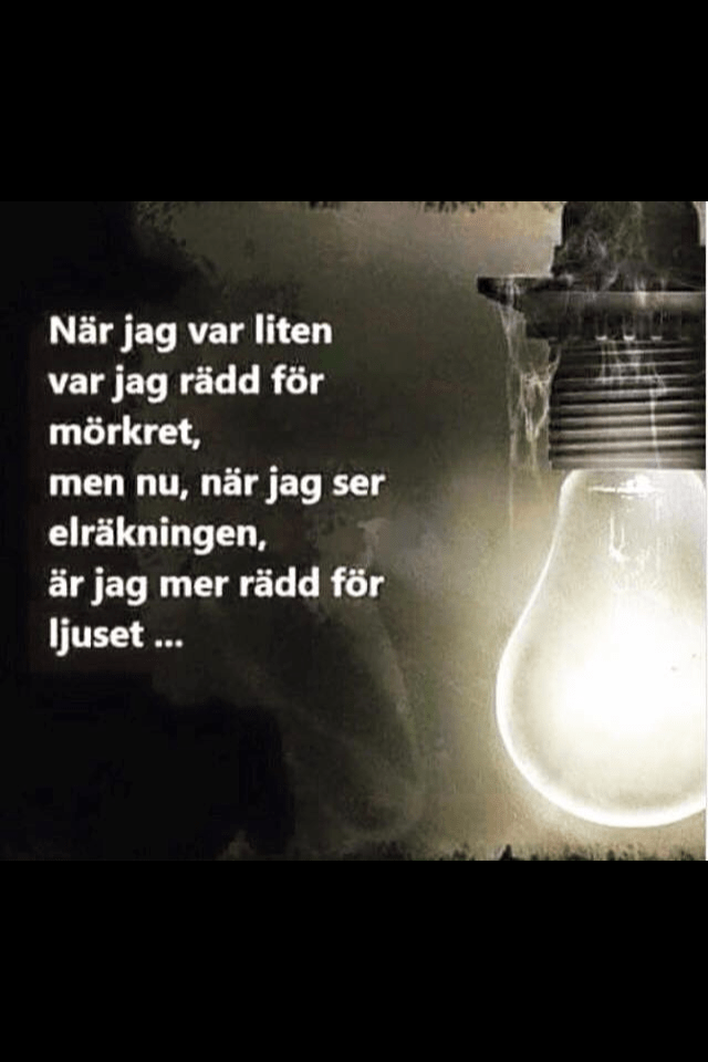Rädd för ljuset