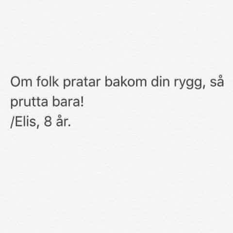 Prat bakom ryggen