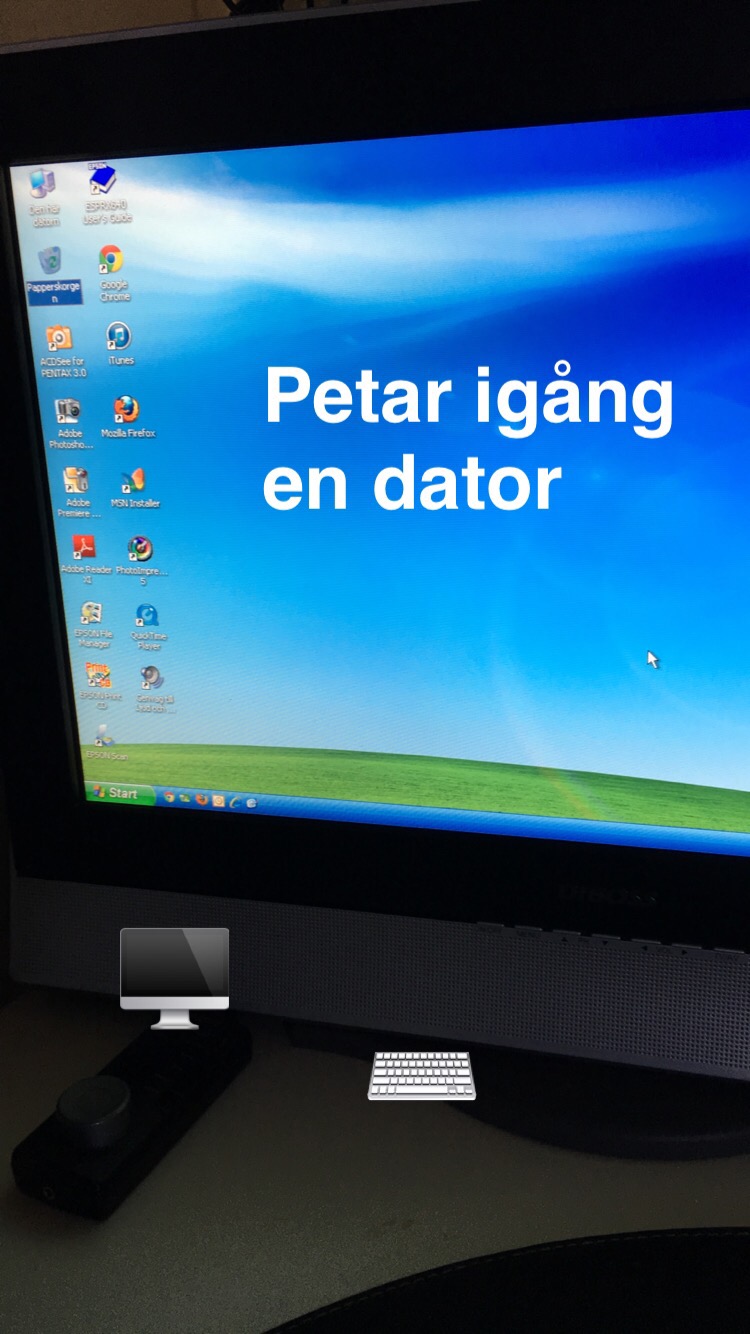 Trilskande dator