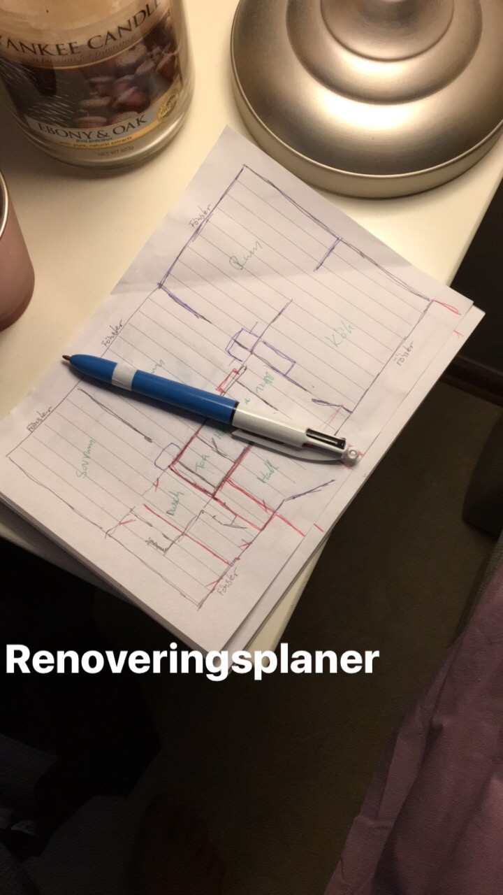 Skisser för huset