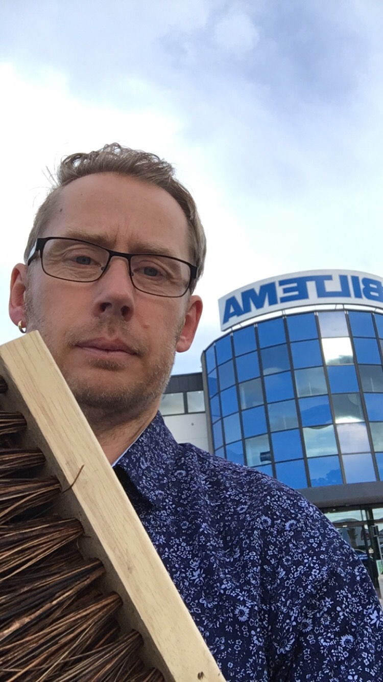 Köpte en borste