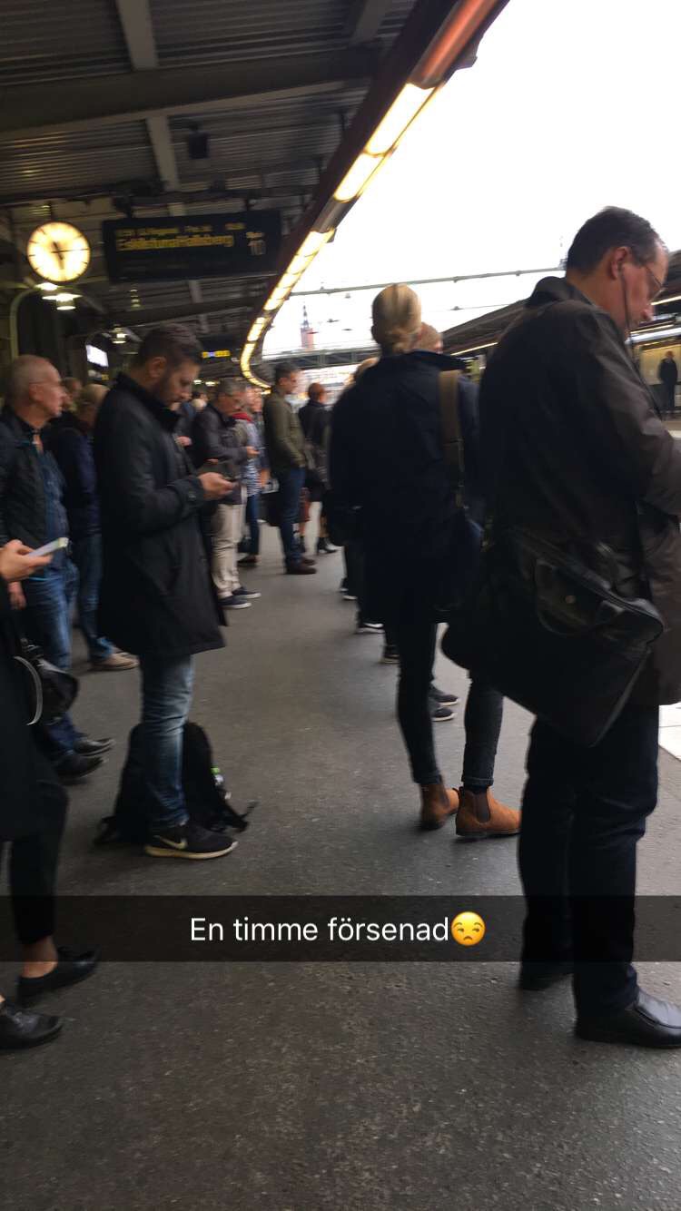 Tågförsening igen