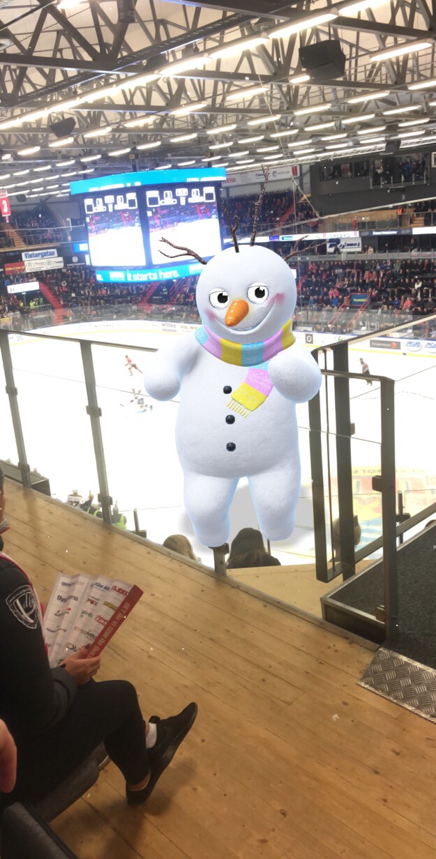 Är på hockey